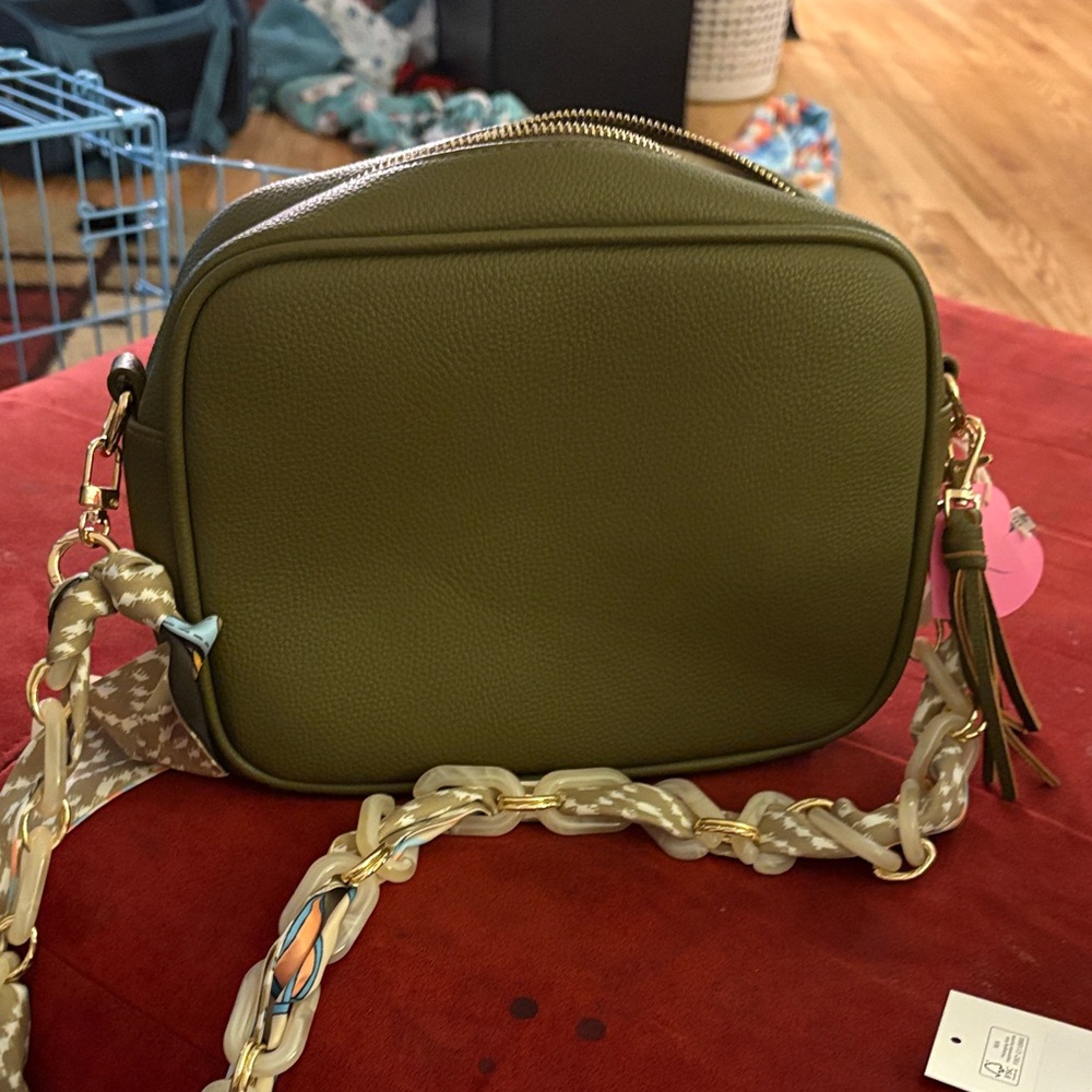 Olive Green Crossbody Bag